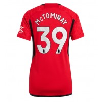 Dámy Fotbalový dres Manchester United Scott McTominay #39 2023-24 Domácí Krátký Rukáv